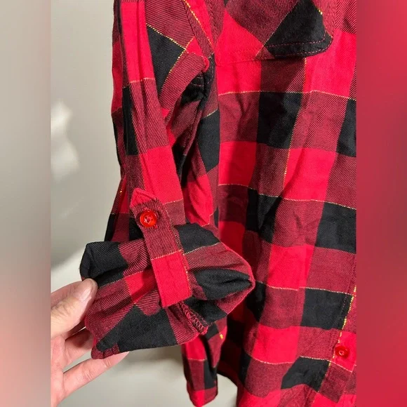 NWT LOT of 3 Plaid Flannel Wonder Nation Shirts - Picture 13 of 13